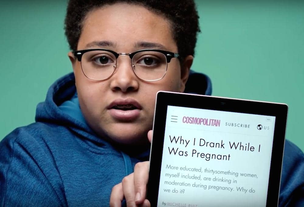 PSAs Feature Kids With Fetal Alcohol Spectrum Disorder | The Fix