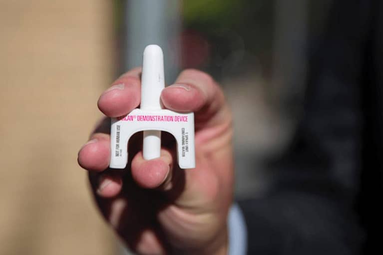 Improvised Nasal Naloxone Devices Less Effective Than Narcan, Study Finds